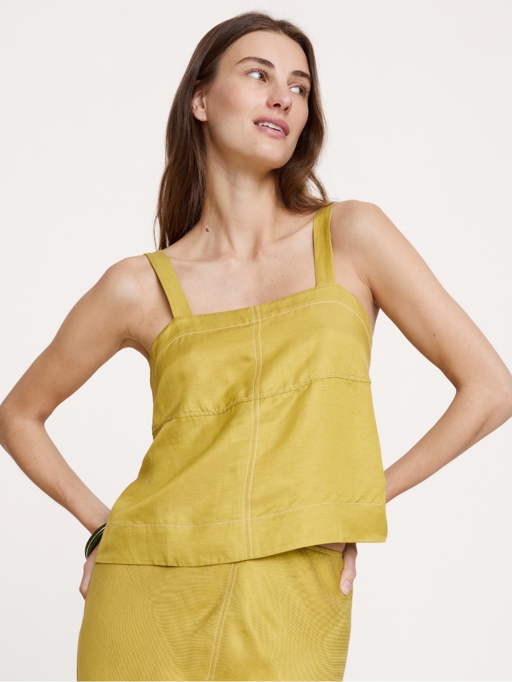NWT Banana Republic VISCOSE-LINEN TANK